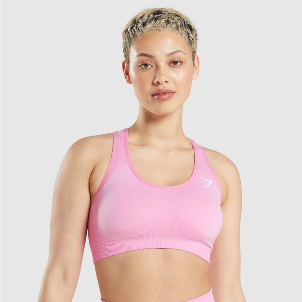 Gymshark Vital Seamless Sports Bra Pink NWOT Size M